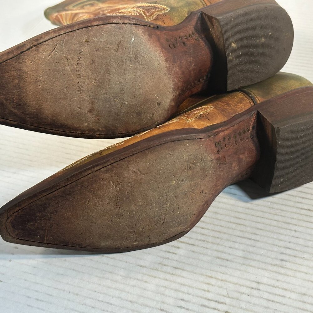 MENS WESTERN BOOTS SIZ 9.5 - Picture 8 of 16